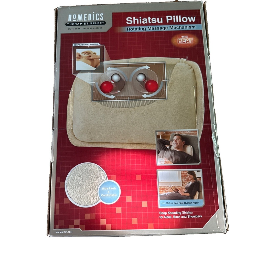 HoMedics Therapist Select Shiatsu Massage Pillow SP-10H Heat New In Box